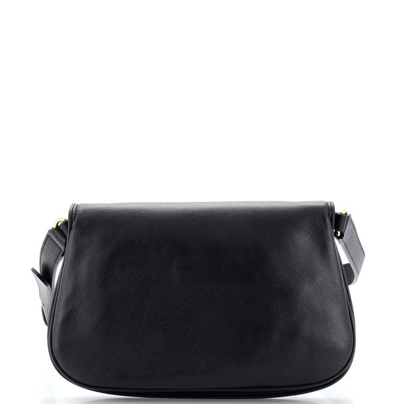 Gucci Blondie NM Chain Flap Bag Leather Small Black - Picture 3 of 8